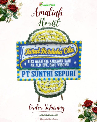 Papan Bunga Duka di Manggarai